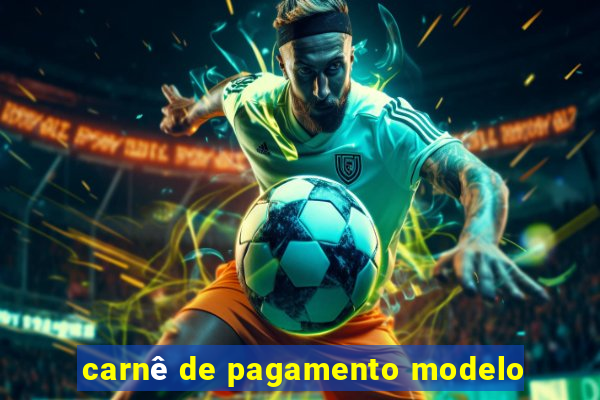carnê de pagamento modelo